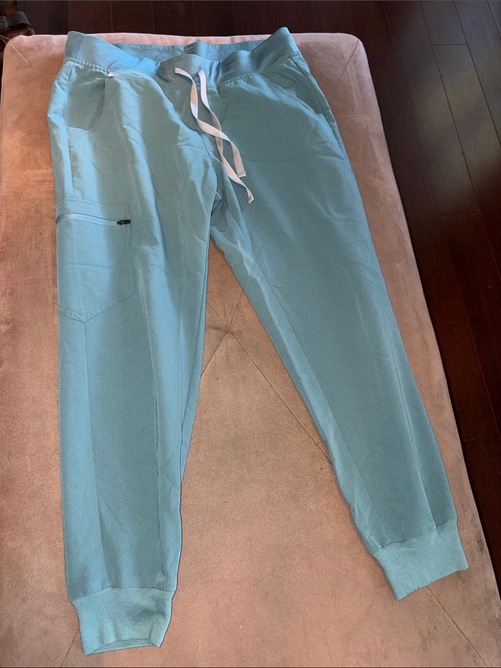 Figs Teal Women's Jogger Track Pants - Picture 5 of 8